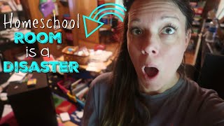 CLEAN MY HOMESCHOOL ROOM WITH ME