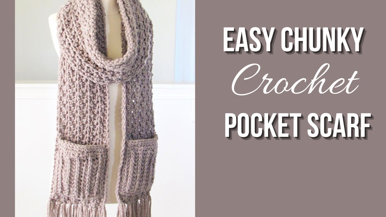 AMAZING Pocket SHAWL Crochet Tutorial 