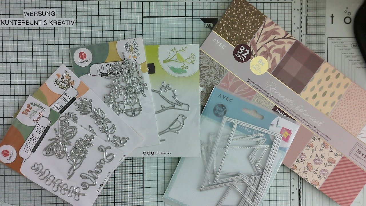 ❣️ Frühlingskarte mit Stanzen & Papier von Action #action  ❣️