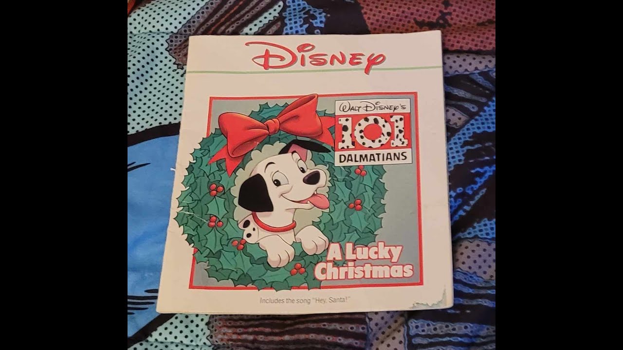 episode 686 Disney 101 dalmatians a lucky Christmas 1993 uncut version book on tape