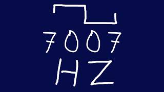 7007 hz square