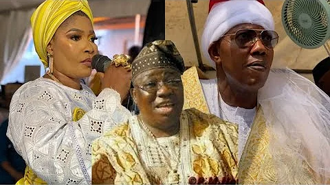 BARRISTER DAUGHTER BARRYTIDE SINGS FOR HON GANIYU OKANLAWON @ HIS TURBANING PARTY