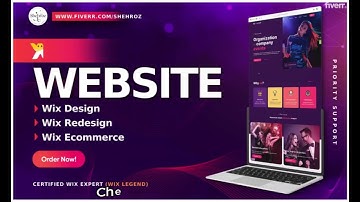 How to Build wix website design wix redesign develop ecommerce website or online store?