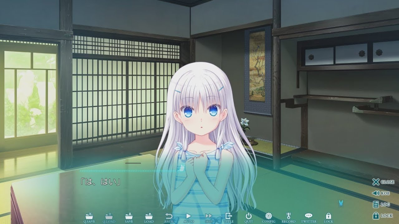 サマポケ Summer Pockets ともだちの距離 しろは SP Summer Pockets Pocketルートスタート 幼少期のしろは登場！ - YouTube