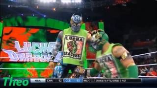 Lucha Dragons entrance in SmackDown