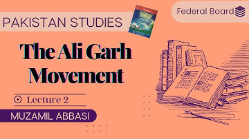 Ali Garh Movement |Chapter 1| Lecture 2 | Two Nation Theory | Pakistan Studies | Federal Board | CSS