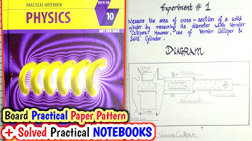 Board PHYSICS Practical Paper Pattern | Practical NOTEBOOK | How to attempt Practical Paper in Board