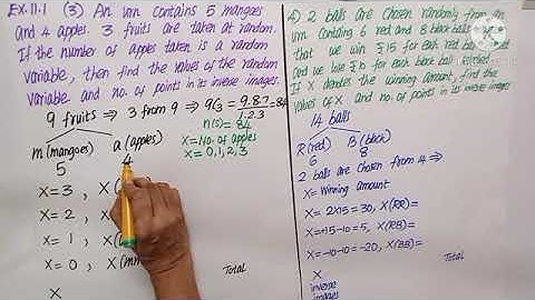 Class12|MP119| Ex11.1|Maths|Probability distributions| What is Random variable