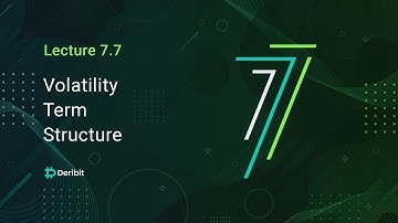 7.7 Volatility term structure - Deribit Options Course Basics