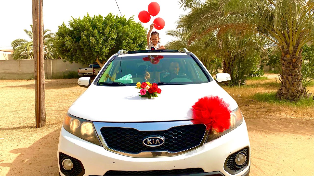 مفاجأة البنات بسيارتنا الجديدة في ليبيا