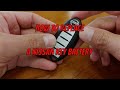 Nissan Key Fob Battery Change - How To DIY Learning Tutorials