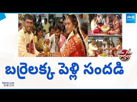 బర్రెలక్క పెళ్లి సందడి | Barrelakka Marriage | Karne Sirisha Wedding Celebrations | @SakshiTV - SAKSHITV