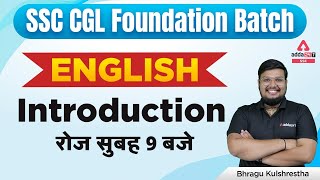 SSC  CGL Foundation Batch | SSC CGL English by Bhragu | Syllabus Introduction