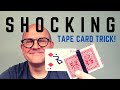 Learn the Shocking Tape Card Trick (Magic Secret Revealed!)