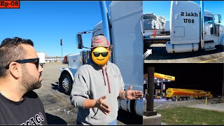 This 2 Lakh Dollar Long Nose Peterbilt iLLEGAL in Canada 😱 | Indian truck driver in America