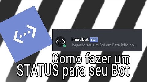 COMO POR STATUS NO SEU BOT DE DISCORD (COMO CRIAR UM BOT DE DISCORD PELO CELULAR)