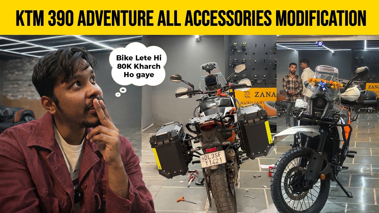 KTM 390 Adventure Modification | All Accessories | 80K Ka Fatka Worth It?