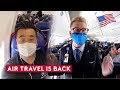 Travel is Back in the US - New Airlines, Full Flight and Crowded Airport