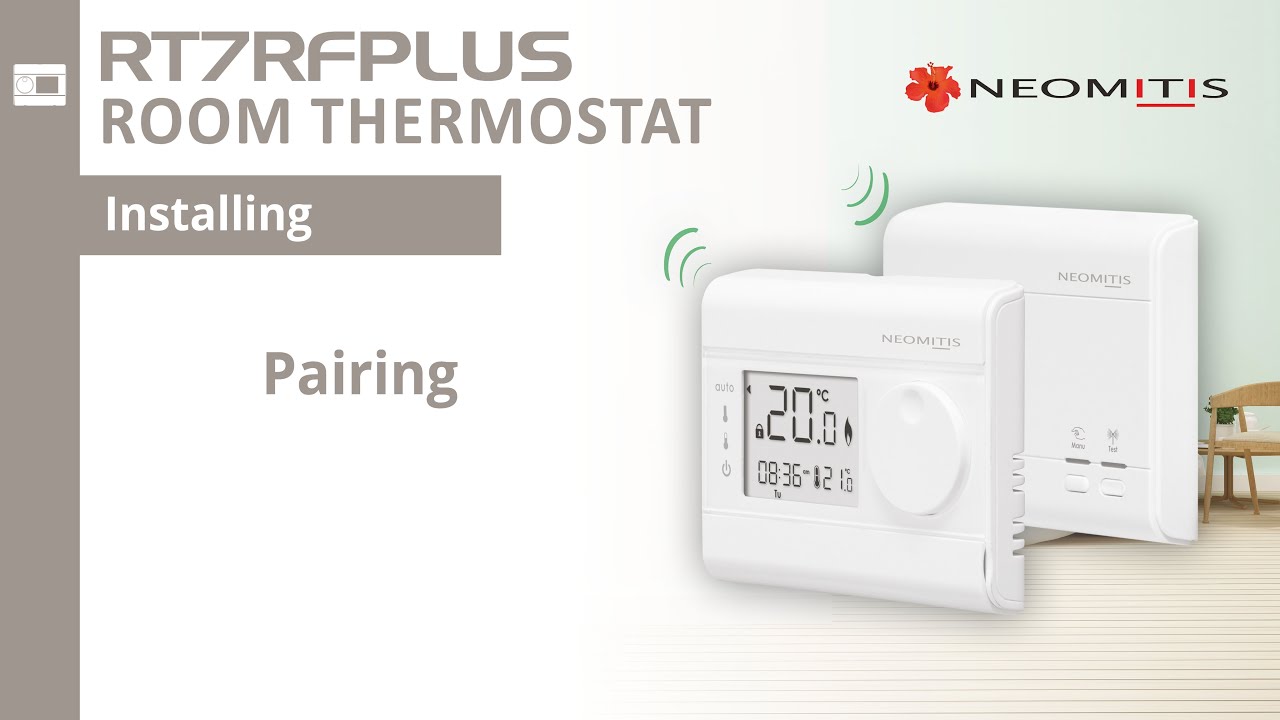 Pairing - [Tutorials RT7RFPLUS room thermostat] - YouTube