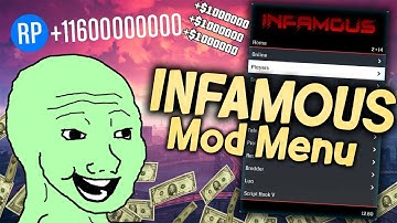 GTA 5 Infamous Mod Menu (BE Bypass!) | SHOWCASE & FREE DOWNLOAD!