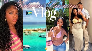 vlog: BAECATION TO BAHAMAS🇧🇸 👩🏽‍❤️‍👨🏽☀️🏝️( 1st cruise, anniversary, beach day, jetskis + MORE ) 🎀