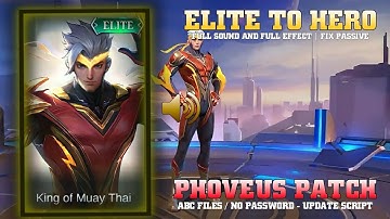 Chou Elite to Thunderfist Skin Script With Full Sound & Fix Passive | ABC File By ArthurTzy