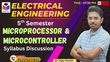 MICROPROCESSOR & MICROCONTROLLER  | Syllabus Introduction | 5th Sem. | Electrical Engg. | Vijay Sir