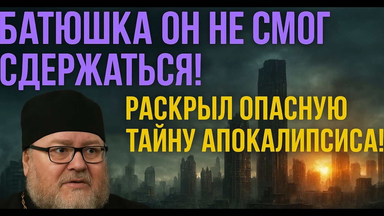 ⚡ ИНТЕРНЕТ ВЗОРВАЛСЯ! Батюшка СКАЗАЛ ЭТО ВПЕРВЫЕ! 💥 Глава 6 АПОКАЛИПСИСА перевернула всё 😱