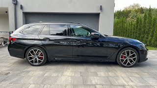 BMW 530e xdrive M sport pro 2022 LCI G30/G31 (touring) black on black