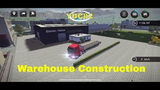 Construction Simulator 3 - #28 Warehouse Construction with Office Annex - Gameplay