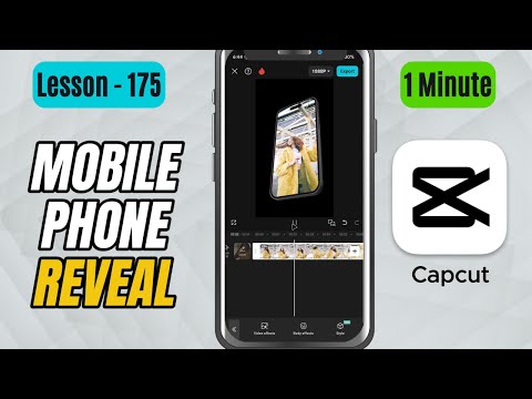How to Create a Mobile Phone Reveal Effect in CapCut Mobile - Lesson 175 CapCut Tutorial