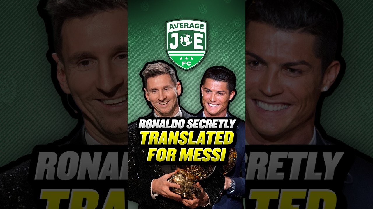 Ronaldo Has Been Secretly Translating for Messi This Whole Time? 😳