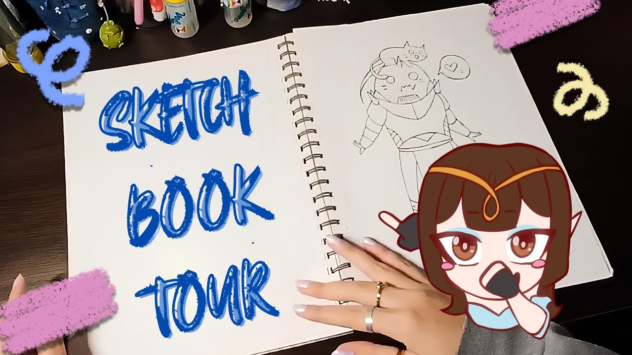 Así eran mis DIBUJOS de adolescente - OLD SKETCHBOOK TOUR, no talking.