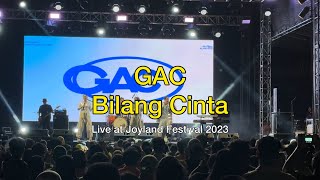 GAC (Gamaliél Audrey Cantika) - Bilang Cinta live at Joyland Festival 2023 Bali, Indonesia | #FGTC