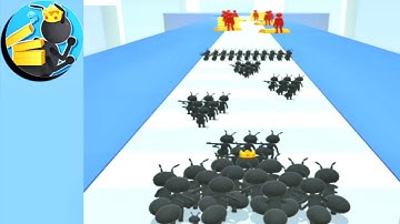 Tiny Run 🐜💪🔥 - Gameplay walkthrough All Levels (Levels 1-2)