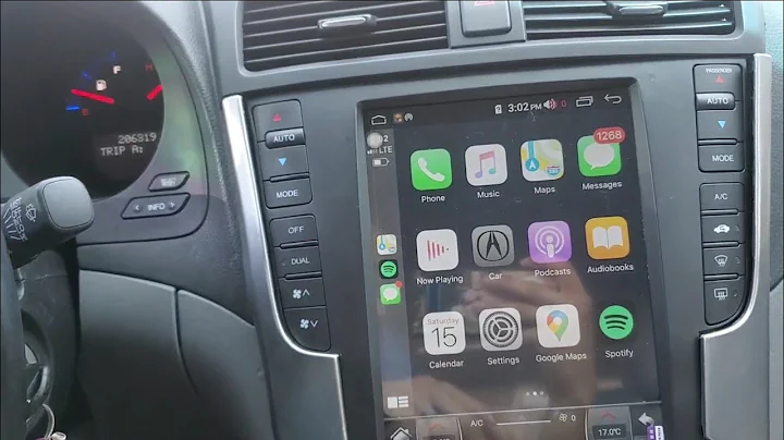 Internal Apple carplay, Acura TL  tesla style android double din 4G