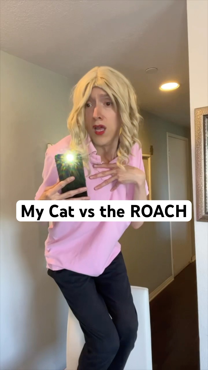 The Roach vs My Cat ?? #TheManniiShow.com/series