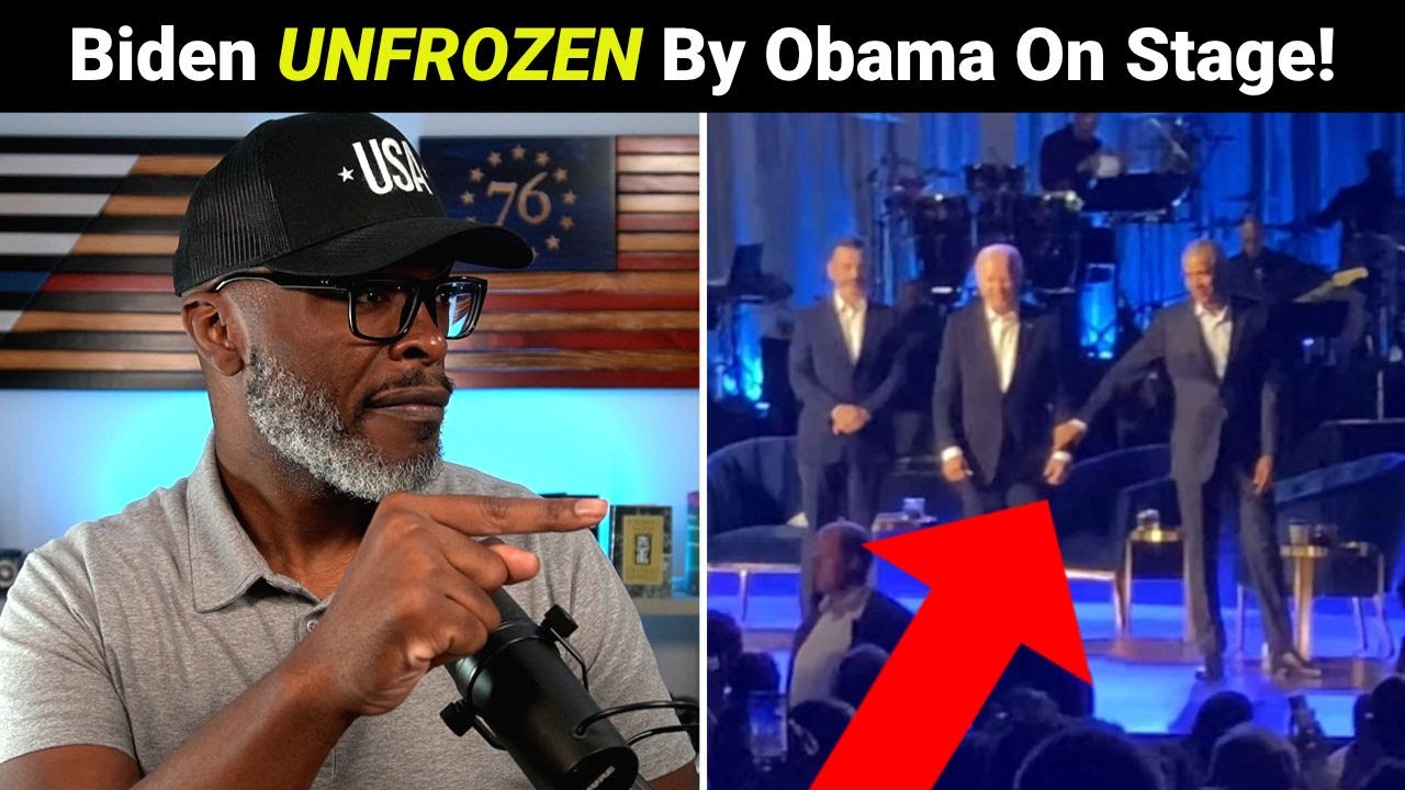 Joe Biden Gets UNFROZEN By Barack Obama In EMBARRASSING Moment!