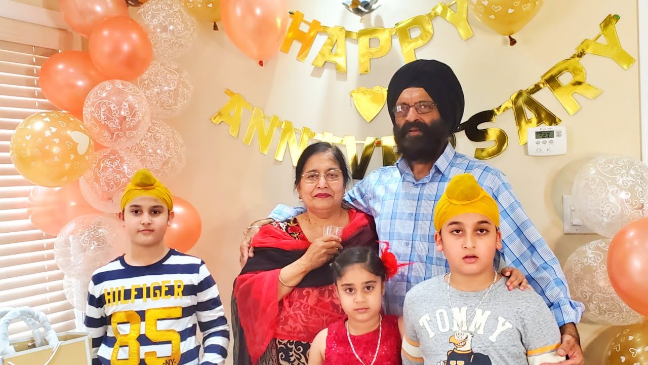 ਵਿਆਹ ਦੇ ੩੯ ਸਾਲ - Happy 39th Anniversary Mom and Dad 