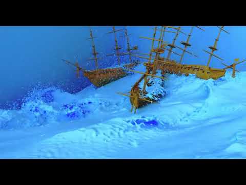 3D ANIMATION After Effects Collapsing Wall 4 Fluid Simulation With 20 Million Particles