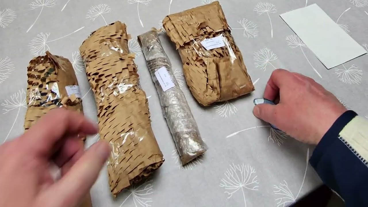 Unboxing Fused Glass Murrine from Tabitha Glass Emporium.