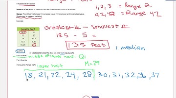 9.4 Measure of Variation Part 1