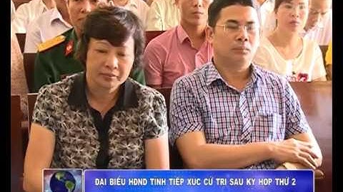 Đại biểu HĐND tỉnh tiếp xúc cử tri tại huyện Yên Lạc và tx Phúc Yên