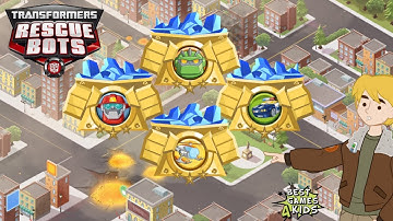 Transformers Rescue Bots: Hero Adventures #88 | 4 RESCUE BOTS By Budge