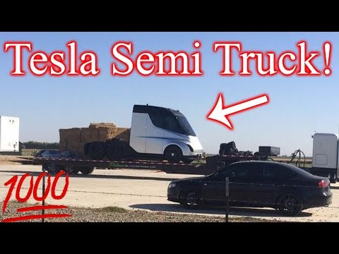 Tesla Semi First Look!! Tesla News!