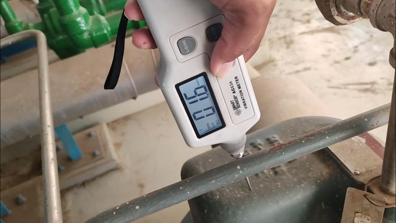 how to check vibration of pumps with vibration meter YouTube