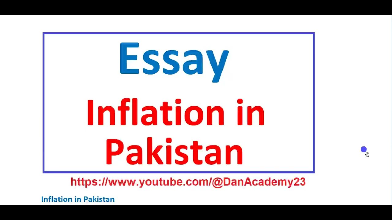 essay on inflation in pakistan 300 words