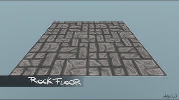 [HandPainted] Tileable rock floor texture