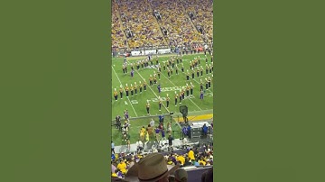 LSU Tiger Marching Band at halftime in Tiger Stadium LSU vs Florida 2025 in Baton Rouge #lsu