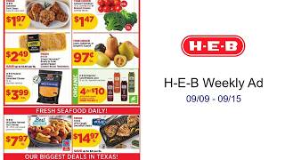 H-E-B Weekly Ad 09/09 - 09/15